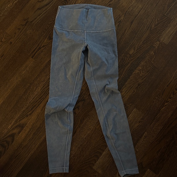 Lululemon leggings (Blue/Grey Dye) - Picture 1 of 5
